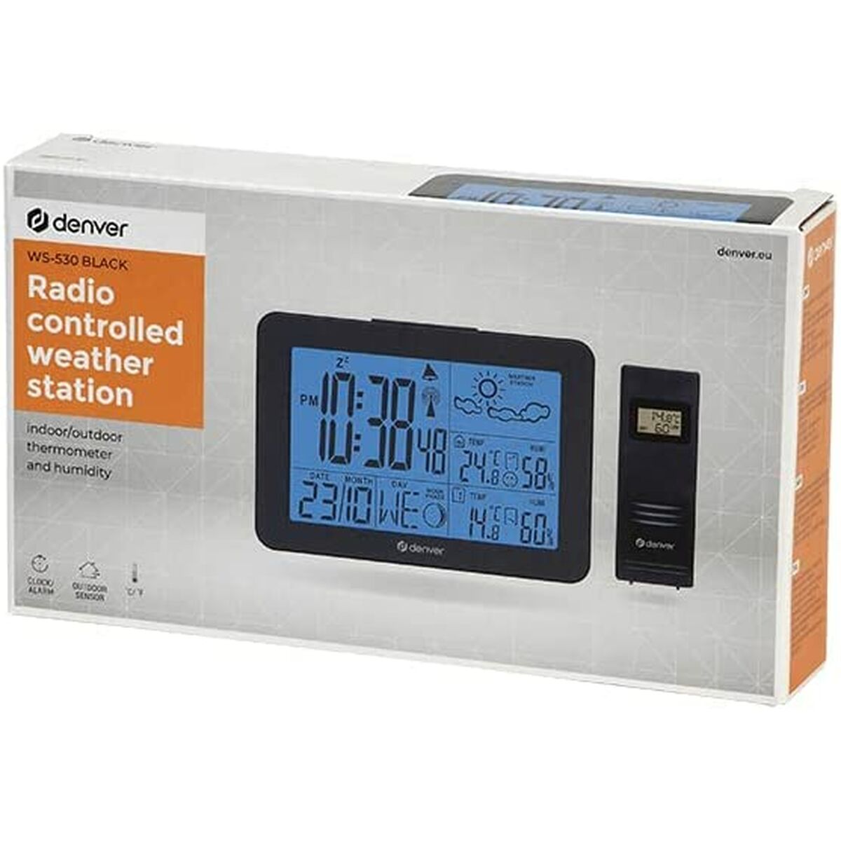 Multi-function Weather Station Electronics Black