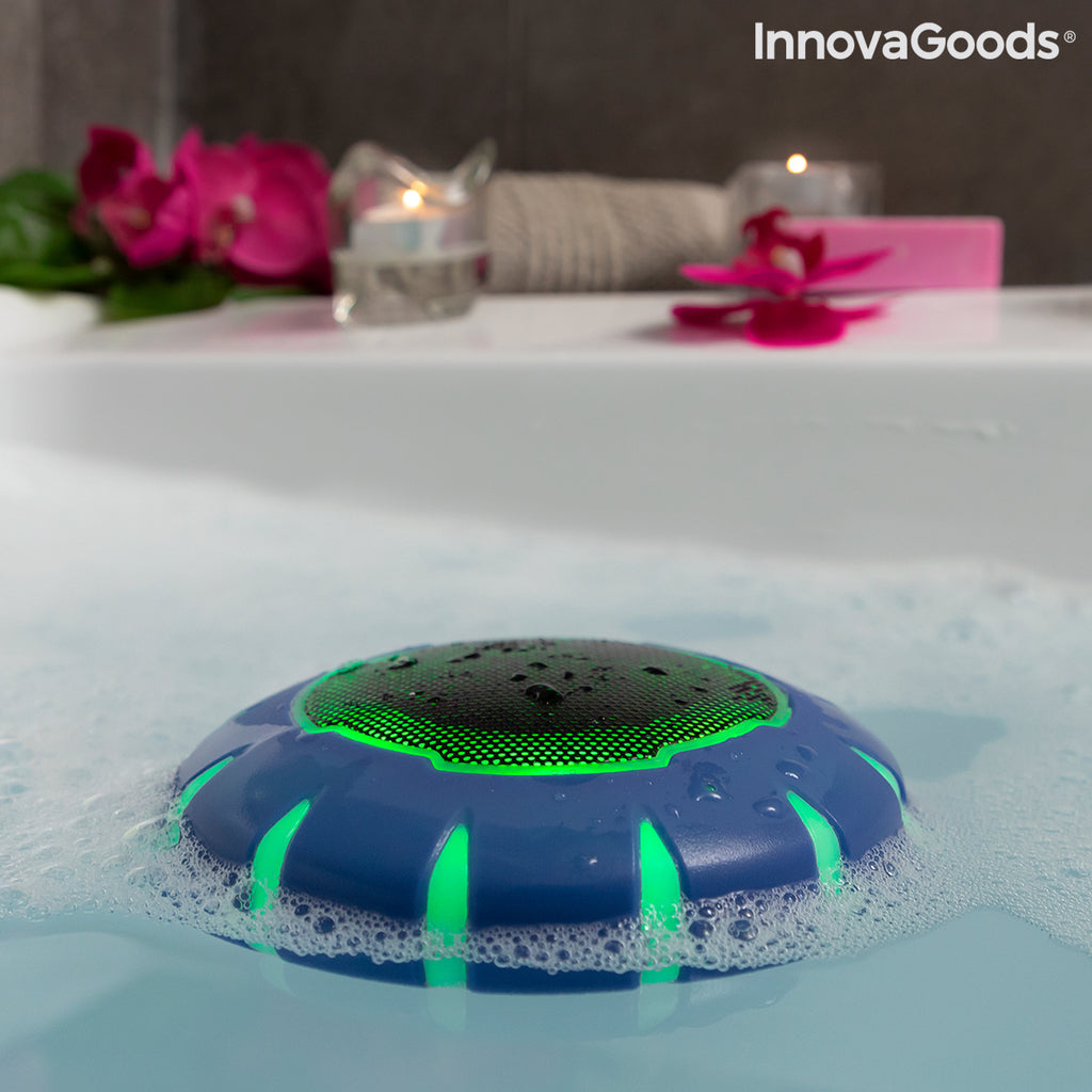 Floating Wireless Speaker with LED Floater