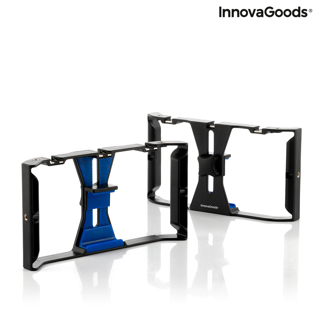 Smartphone Holder with Manual Stabiliser to film like a PRO with your iPhone PRO or Android!!