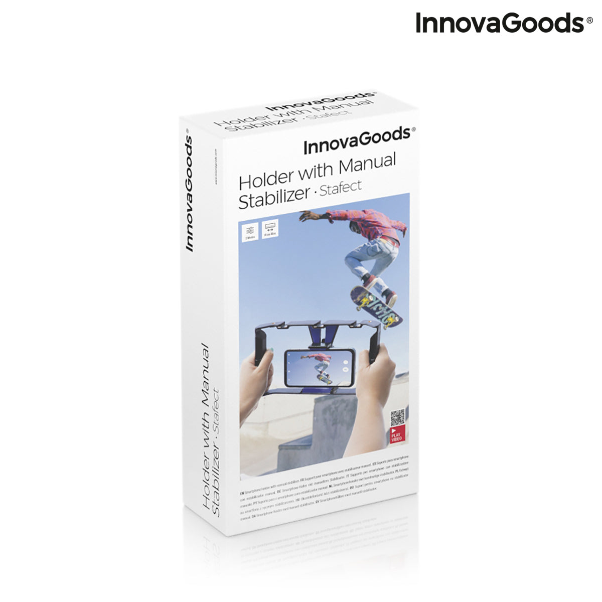 Smartphone Holder with Manual Stabiliser to film like a PRO with your iPhone PRO or Android!!