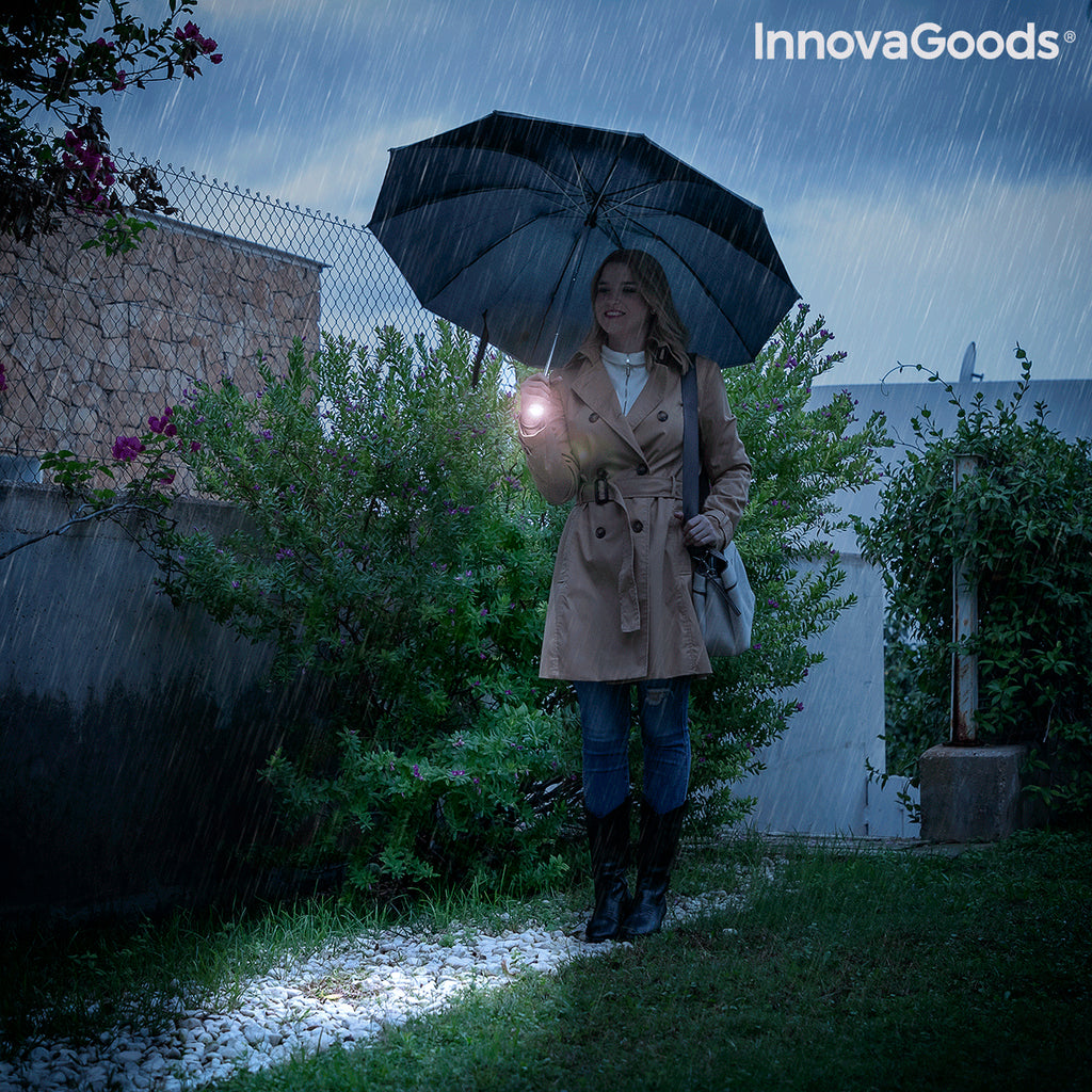 Folding Inverted Umbrella with LED Light!