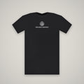 Overlooked & Unbothered – WashedBlackDry t-shirt mockup on black