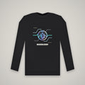 Circuit Monolith – WashedBlackDry sweatshirt mockup on black