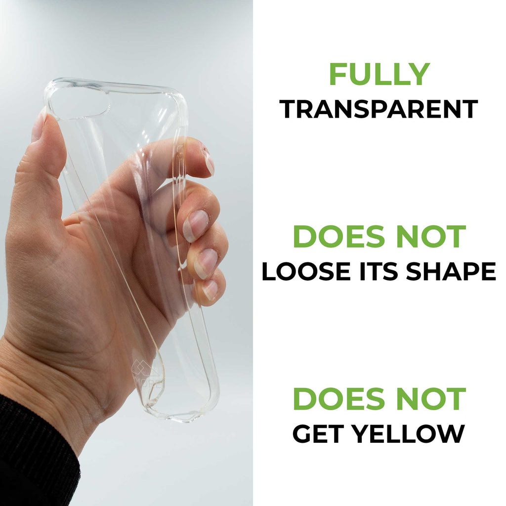 Recycled Ocean Plastic Transparent Phone Case Lets the Natural Color of your Phone Shine , While protecting not just your Phone but also the Environment!!!