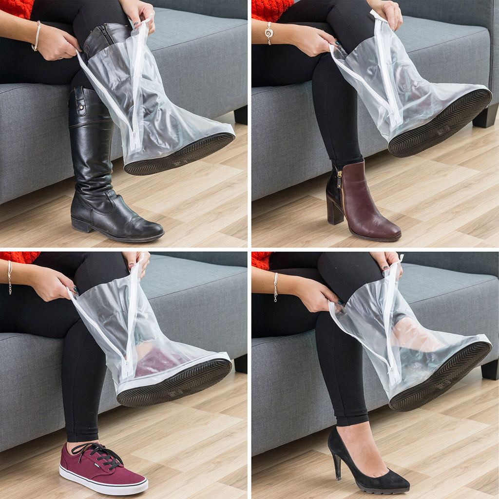 New Shoes? Going to a Party or Rainy Day on your way to Work or School! Don't Forget your Shoe Protector  Rain-Mud  Cover for Shoes 2 Units for Jordans , Nike Air , Vans and all other Shoe Brands !!!!