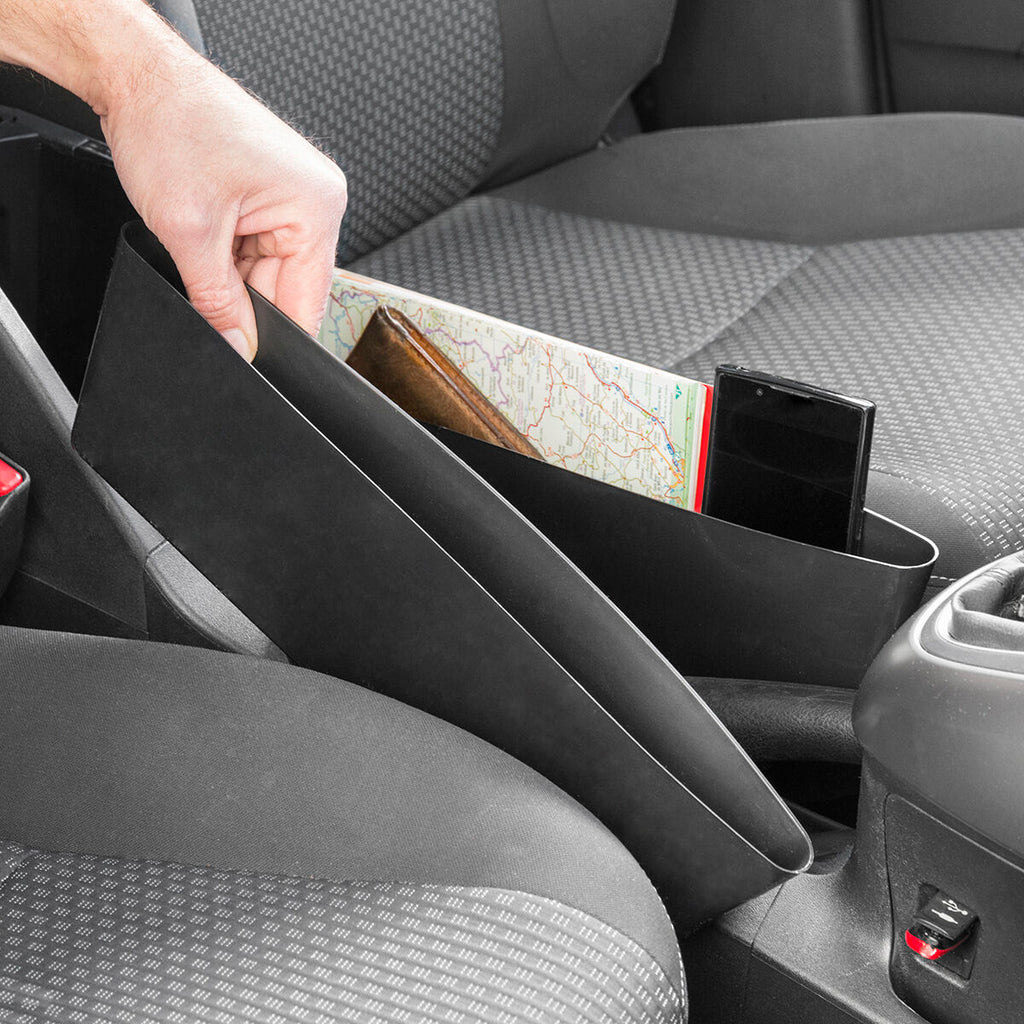 Everything Flying around in your CAR ? With this Middle console Car organizer all your Problems are solved , no more blindly looking for your phone under the Seat while driving , it'll be stored safely with the Car organizer 2.0!!!