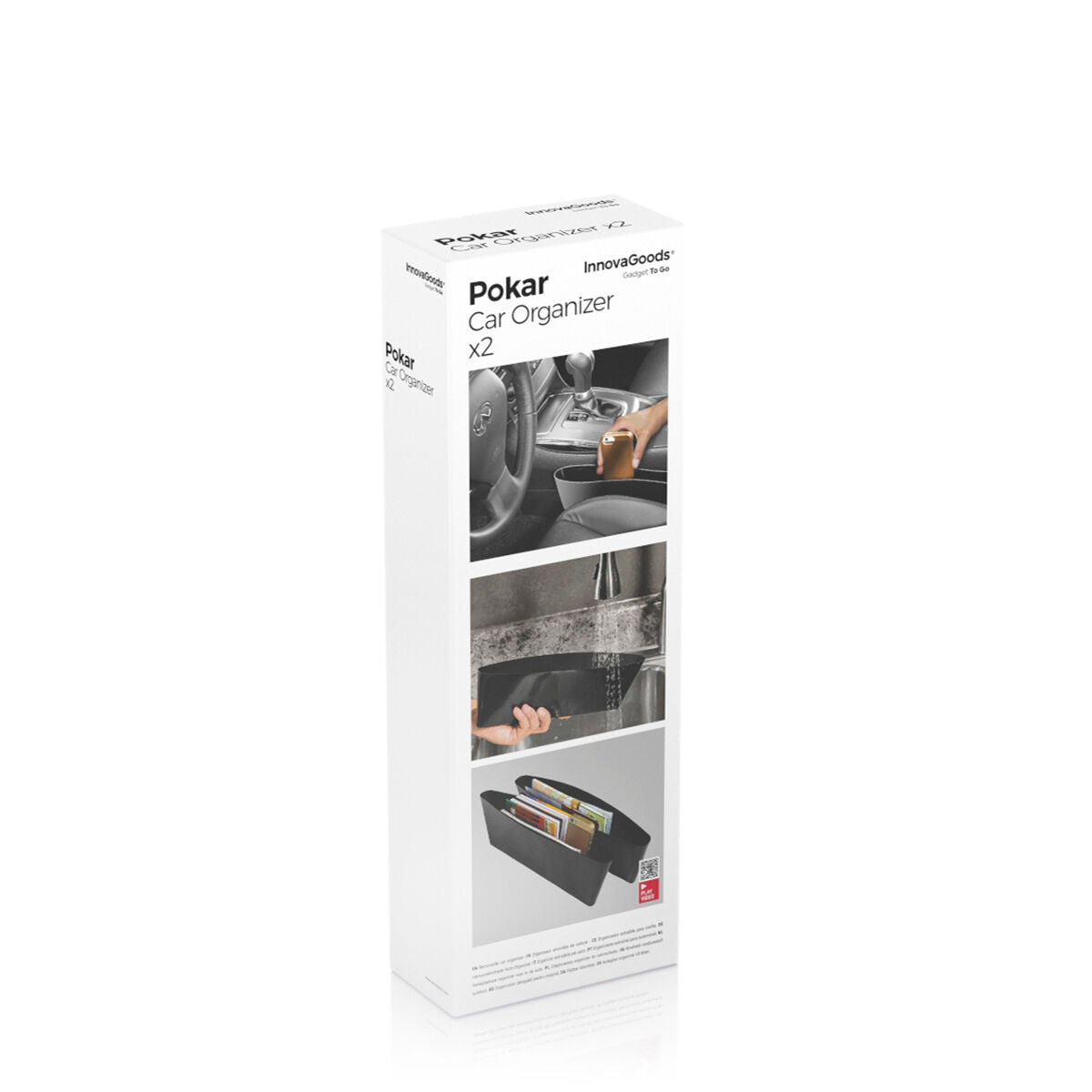 Everything Flying around in your CAR ? With this Middle console Car organizer all your Problems are solved , no more blindly looking for your phone under the Seat while driving , it'll be stored safely with the Car organizer 2.0!!!