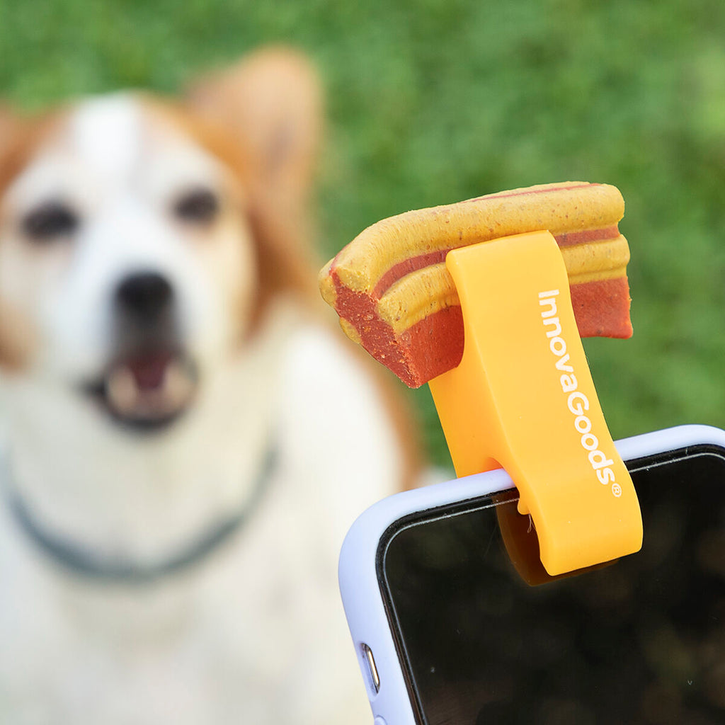 Your PET Not Posing for your Photos or Videos ?  We have a Selfie Clip for him to pose but be careful they might take their treat before you take your Pic!!!!